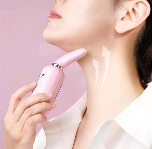 Massageador Facial vibratório com Ondas de luz - dispositivo multifuncional de skincare