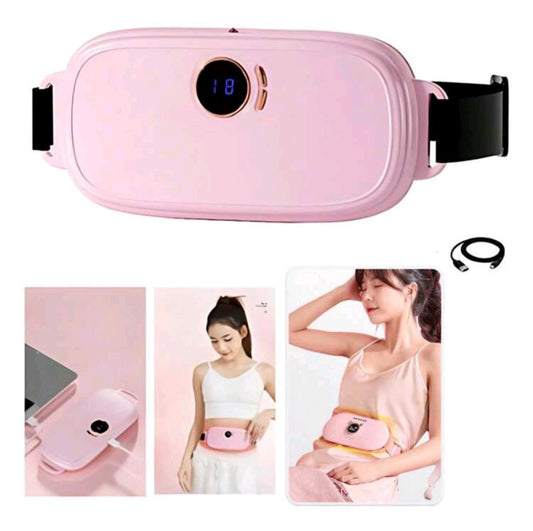 Cinta ajustável com aquecimento para Alívio de cólica menstrual